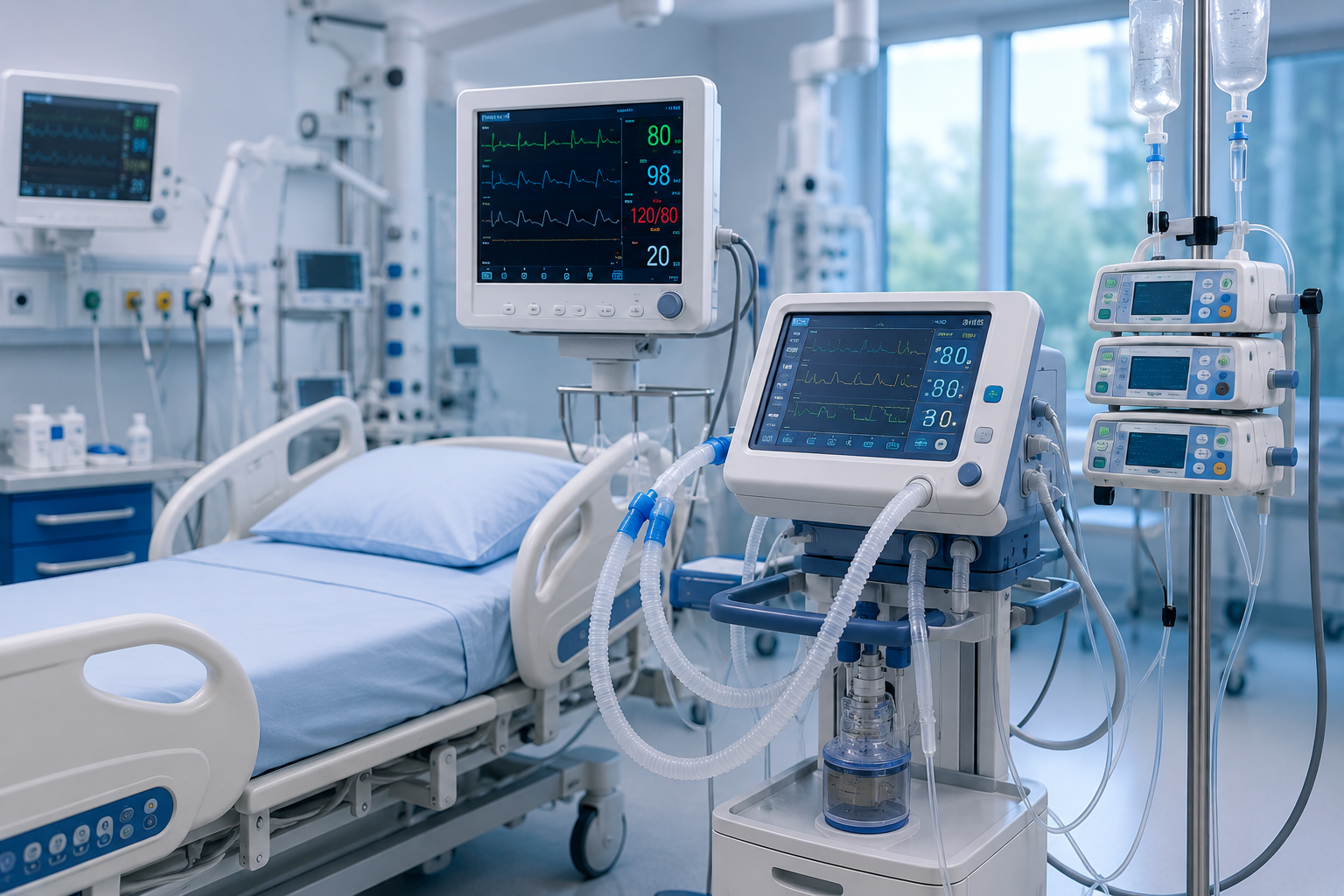 The Core Backbone of Every ICU: Ventilators, Patient Monitors, and Infusion Pumps